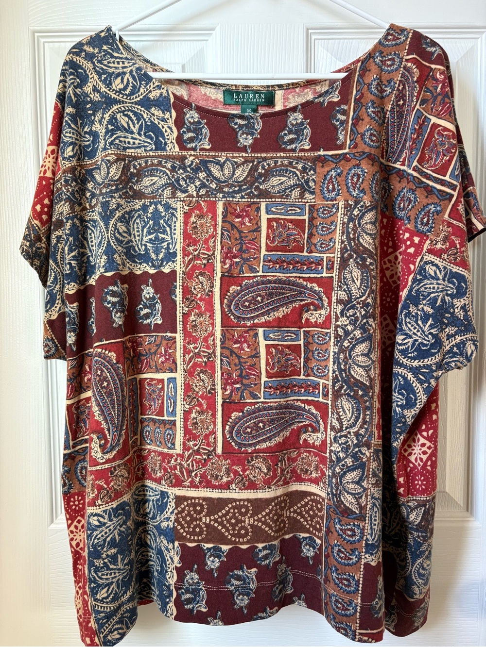 Lauren Ralph Lauren 100% Cotton Top 3X